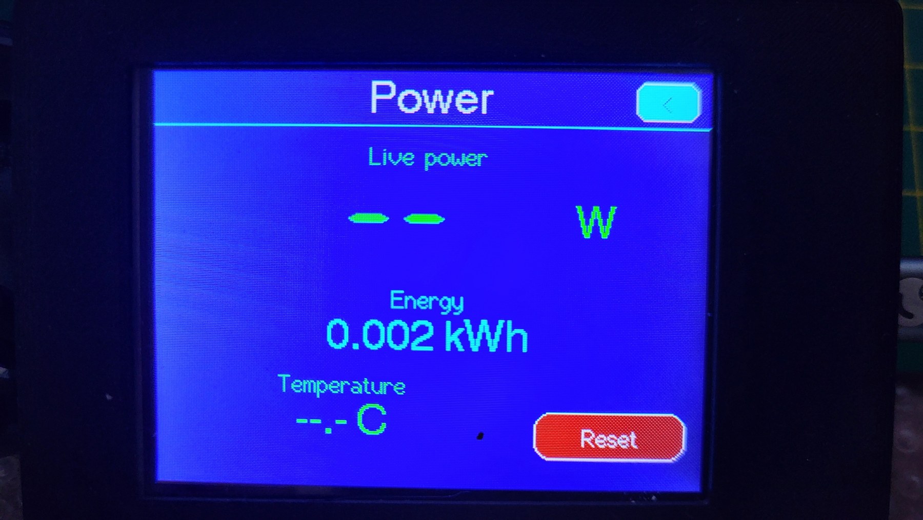 CAN-GO 2 power and energy screen