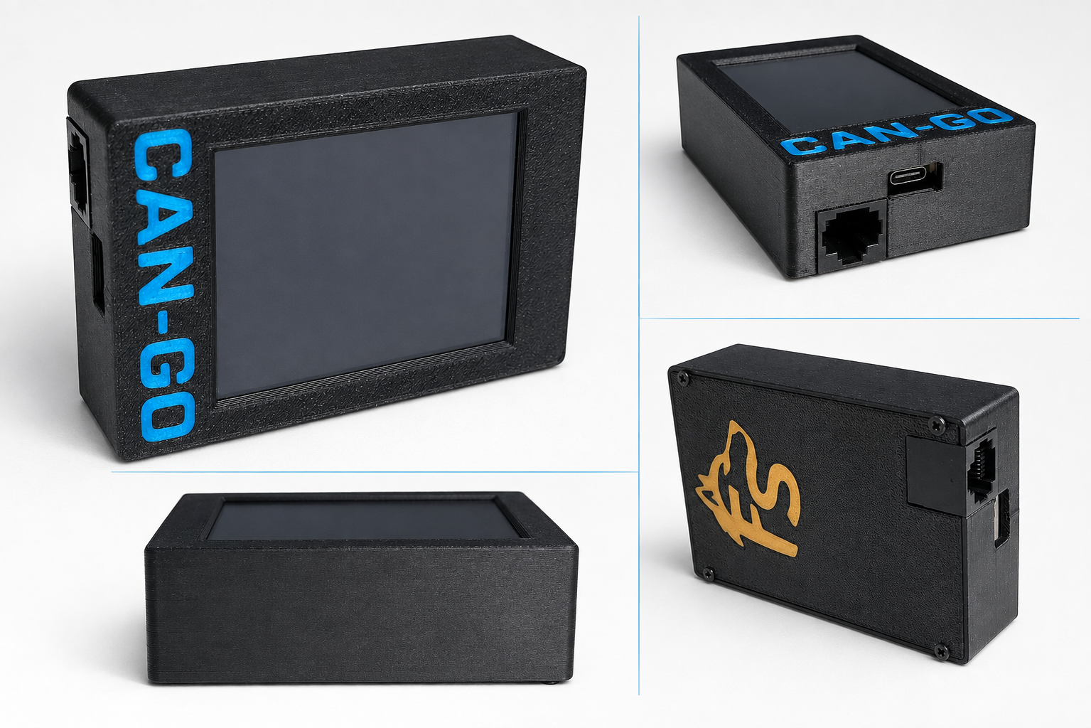 CAN-GO X enclosure and connectors