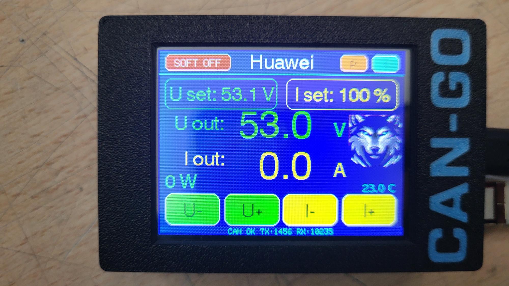 CAN-GO X Huawei control screen