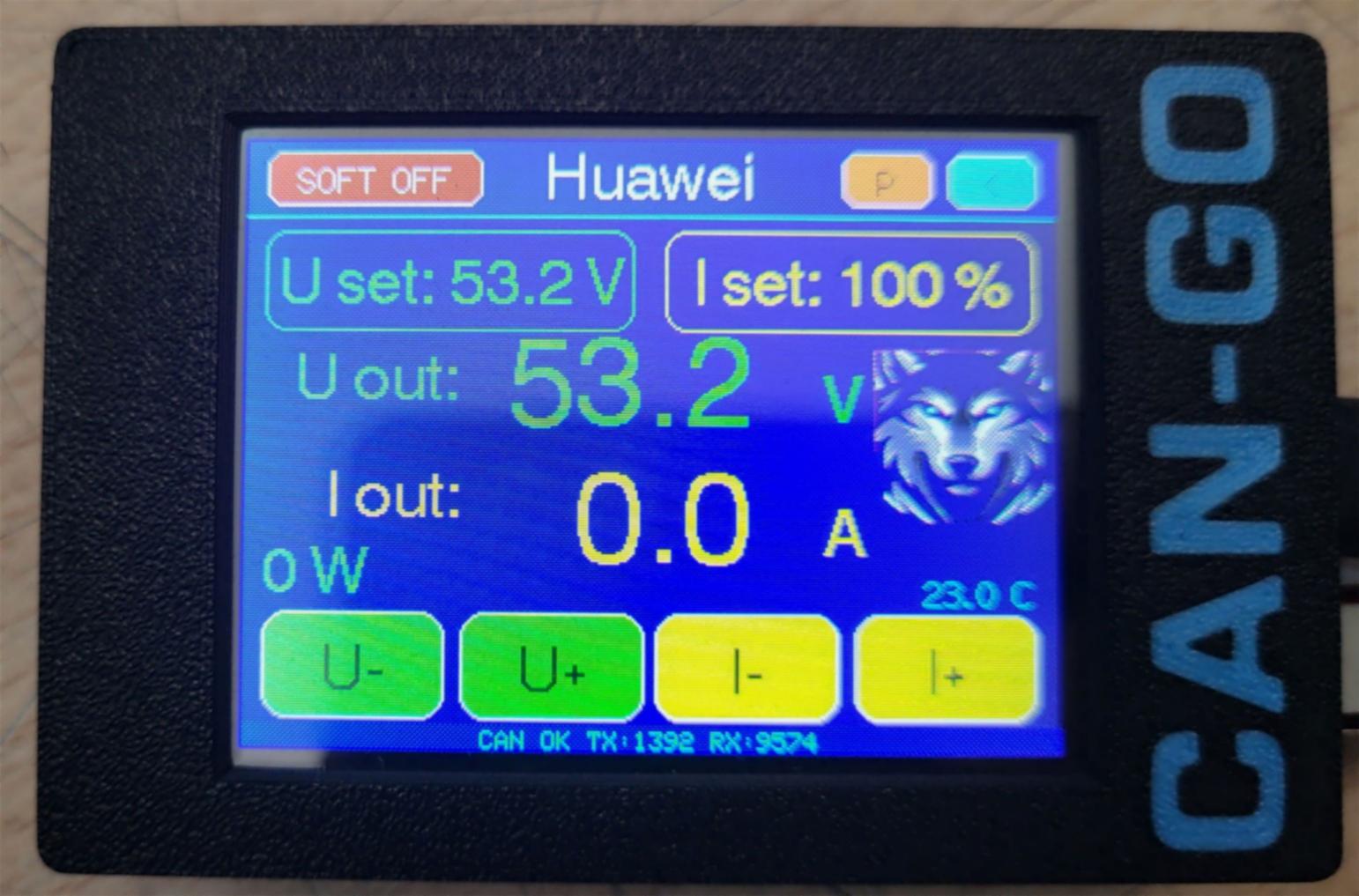 CAN-GO X live Huawei control screen